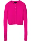 Marc Jacobs Ribbed-hem Wool Card In Pink