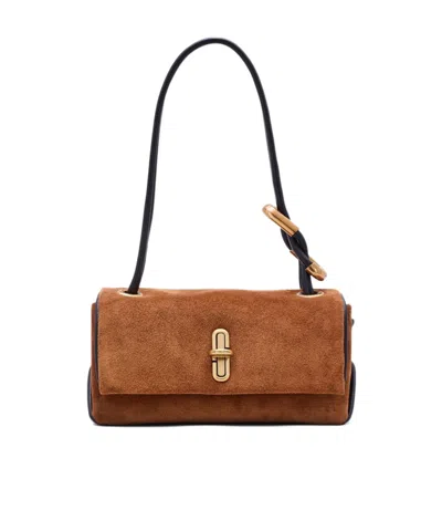 Marc Jacobs Flap Handbag In Brown