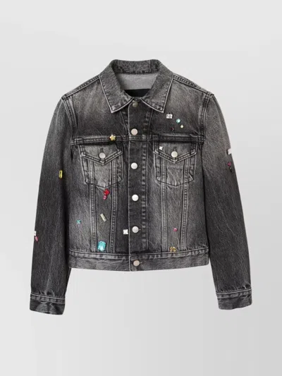 MARC JACOBS FLAP POCKETS TRUCKER DENIM JACKET