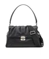 Marc Jacobs The Cristina Messenger Leather Shoulder Bag In Black