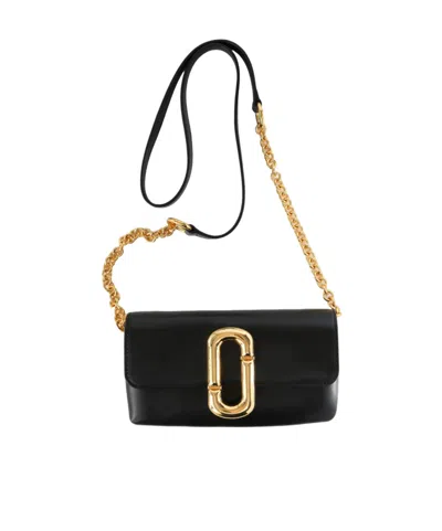 Marc Jacobs Flap Shoulder Bag In Black