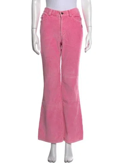 Pre-owned Marc Jacobs Flared Pants In Pink