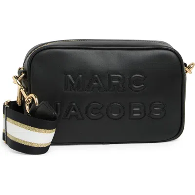 Marc Jacobs Flash Leather Camera Crossbody Bag In Black
