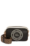 Marc Jacobs Flash Leather Camera Crossbody Bag In Black Multi