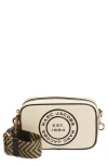 Marc Jacobs Flash Leather Camera Crossbody Bag In Marshmallow Multi