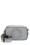 Marc Jacobs Flash Leather Camera Crossbody Bag<br /> In Gray