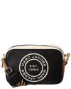 Marc Jacobs Flash Leather Crossbody In Black