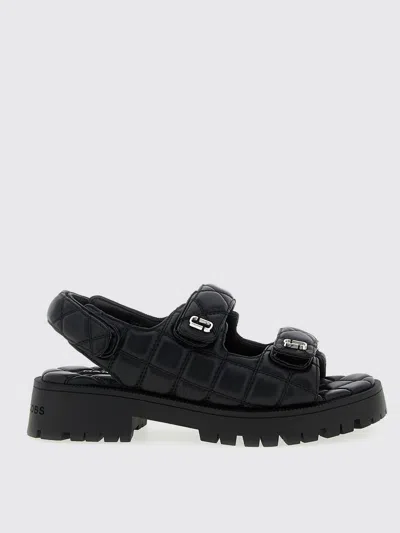 MARC JACOBS FLAT SANDALS MARC JACOBS WOMAN COLOR BLACK,H38770002