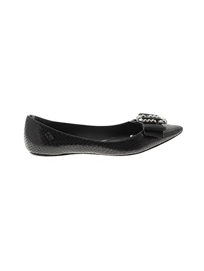 Pre-owned Marc Jacobs Flats In Black