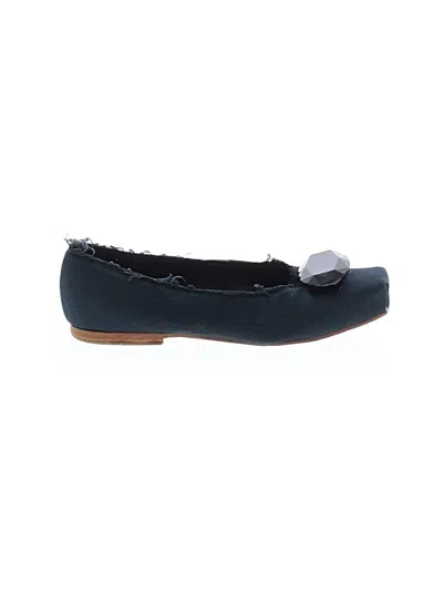 Pre-owned Marc Jacobs Flats In Blue