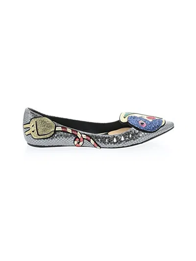 Pre-owned Marc Jacobs Flats In Silver