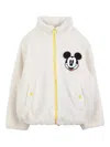 Marc Jacobs Fleece Zip-up Jacket In Neutral