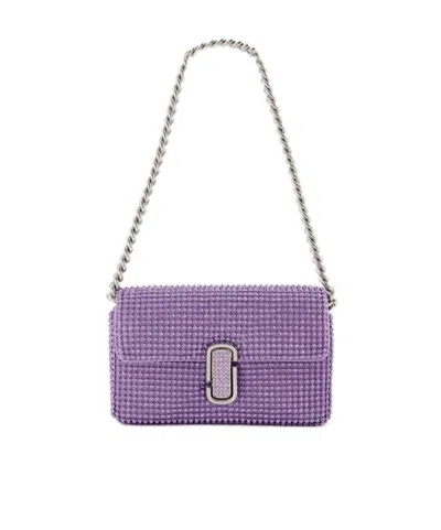 Marc Jacobs Flip Shoulder Bag In Purple
