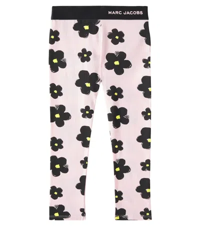 MARC JACOBS FLORAL COTTON-BLEND LEGGINGS