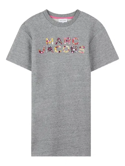 Marc Jacobs Kids' Floral Logo-embellished T-shirt Dress