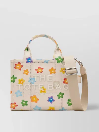 MARC JACOBS FLORAL PATTERN TOTE BAG WITH DETACHABLE STRAP