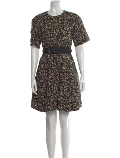 Pre-owned Marc Jacobs Floral Print Knee-length Dress