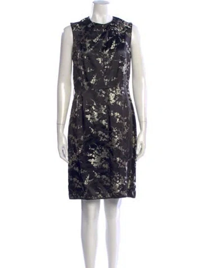 Pre-owned Marc Jacobs Floral Print Knee-length Dress In Multi