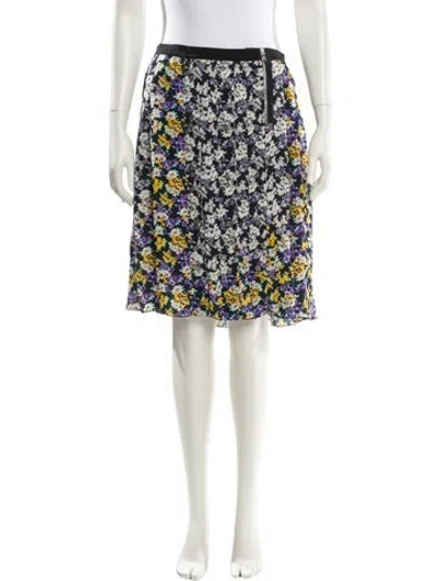Pre-owned Marc Jacobs Floral Print Knee-length Skirt In Multi