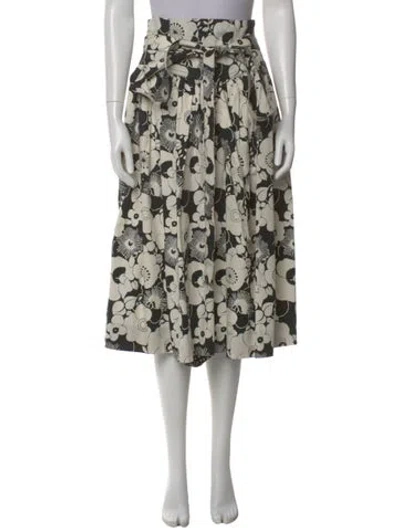 Pre-owned Marc Jacobs Floral Print Midi Length Skirt
