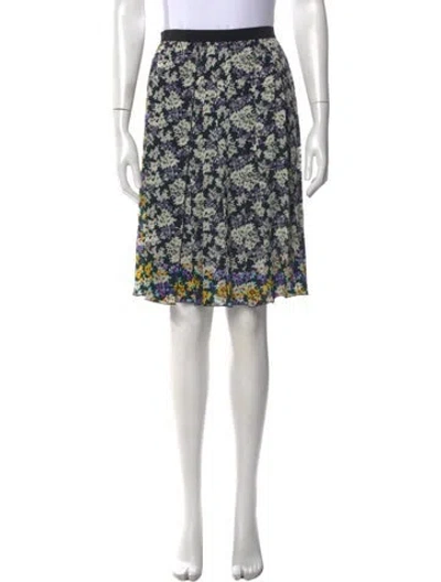 Pre-owned Marc Jacobs Floral Print Midi Length Skirt In Neutral