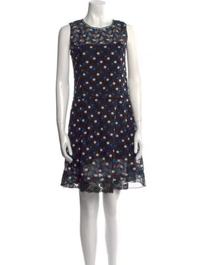 Pre-owned Marc Jacobs Floral Print Mini Dress In Multi