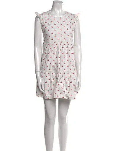 Pre-owned Marc Jacobs Floral Print Mini Dress In Multi
