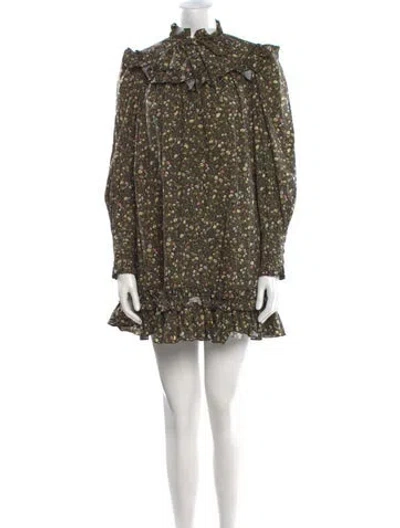Pre-owned Marc Jacobs Floral Print Mini Dress In Multi