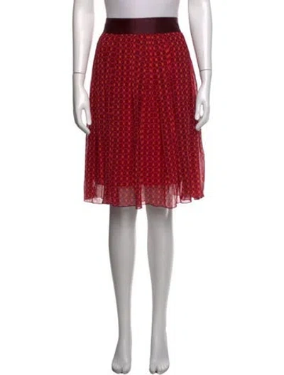 Pre-owned Marc Jacobs Floral Print Mini Skirt In Pink