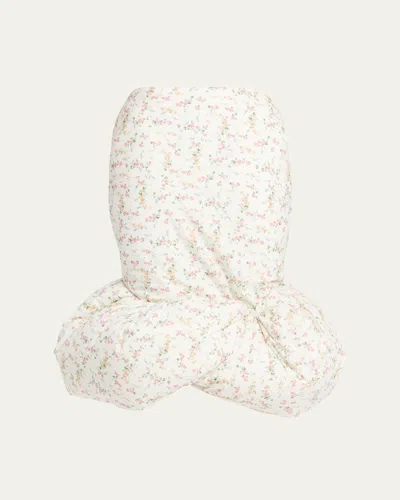 Marc Jacobs Floral Print Padded Bubble Hem Skirt In White