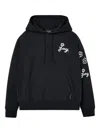 Marc Jacobs Flower-joy Hoodie In Black