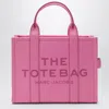 Marc Jacobs Fluo Pink Leather The Medium Tote Bag