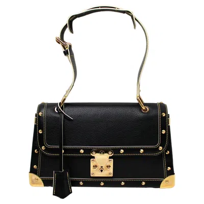 Pre-owned Marc Jacobs For Louis Vuitton Suhali Le Talentueux Goatskin Shoulder Bag 2004 In Black