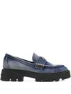 Marc Jacobs Frankie Loafers In Blue