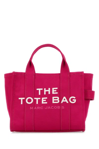 Marc Jacobs Fuchsia Canvas Mini The Tote Bag Handbag In Purple