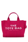 Marc Jacobs Fuchsia Canvas Mini The Tote Bag Handbag In Pink