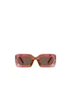 Marc Jacobs Full Frame Sunglasses In Brown