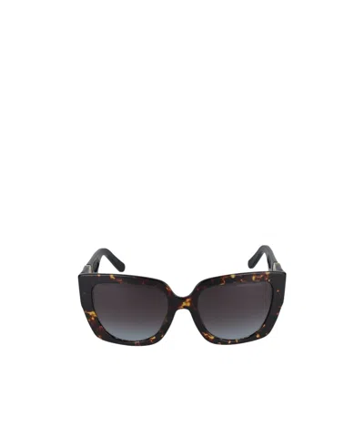 Marc Jacobs Full Frame Sunglasses In Burgundy