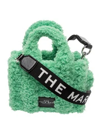 Pre-owned Marc Jacobs Fur Messenger Bag In Green
