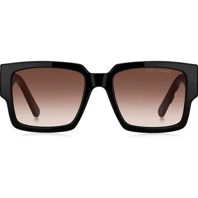 Marc Jacobs Gender Inclusive Marc 739/s 54mm Gradient Rectangular Sunglasses In 080s-ha
