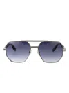 Marc Jacobs Geometric-frame Sunglasses In Blue