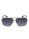 Marc Jacobs Geometric-frame Sunglasses In Blue