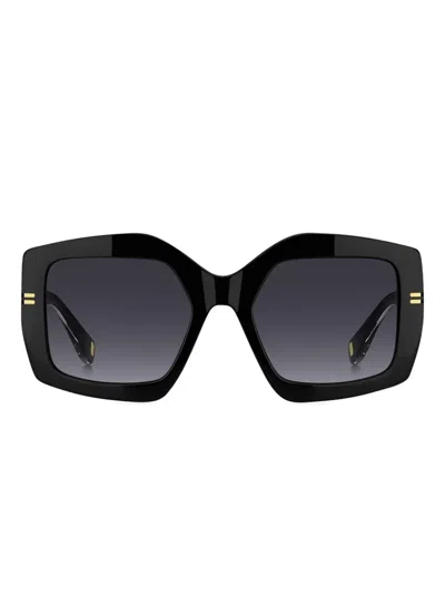 Marc Jacobs Geometric-frame Sunglasses In Black