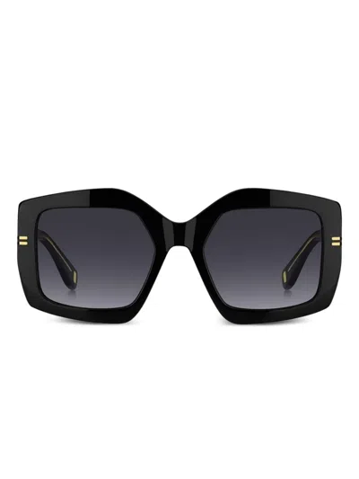 Marc Jacobs Geometric-frame Sunglasses In Black