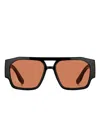 Marc Jacobs Geometric-frame Sunglasses In Black