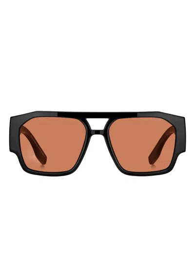 Marc Jacobs Geometric-frame Sunglasses In Black