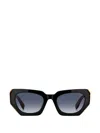 Marc Jacobs 52mm Rectangular Geometric Sunglasses In Black