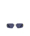 Marc Jacobs Geometric Frame Sunglasses In Blue