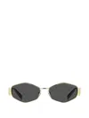 Marc Jacobs Geometric Frame Sunglasses In Gold