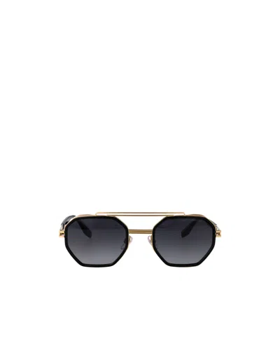 Marc Jacobs Geometric Sunglasses In Black